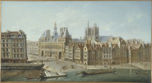 Hôtel de Ville and Place de Grève (now Place de l