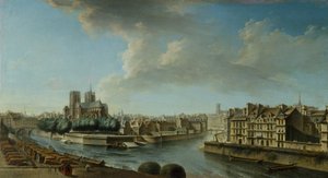 The Chevet of Notre-Dame and the Western Tip of Île Saint-Louis, in 1769