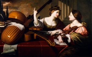 Divine Inspiration of Music by Nicolas Regnier