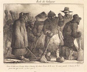 School of the Sweeper by Nicolas Toussaint Charlet