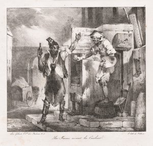 Lithographic Sketches by Charlet: Form before Color, 1823