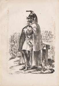 Military Costumes: Cavalry Man, 1814-1818 by Nicolas Toussaint Charlet