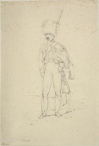 Standing Hussar by Nicolas Toussaint Charlet