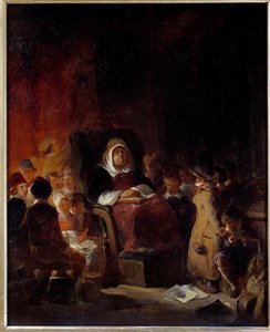 The School Teacher by Nicolas Toussaint Charlet