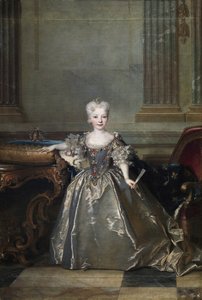 Portrait of Infanta Mariana Victoria of Spain by Nicolas de Largillière