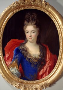 Portrait of Anne Genevieve by Levis Ventadour by Nicolas de Largillière