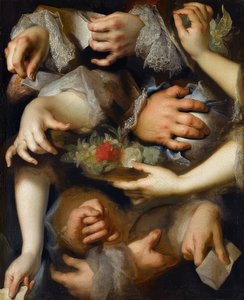 Study of Hands. Around 1715