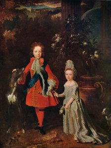 James Francis Edward Stuart, Louisa Maria Theresa Stuart by Nicolas de Largillière