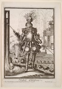 Fanciful Costumes: Costume of the Fireworks Maker by Nicolas de Larmessin II