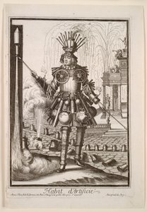 Fanciful Costumes: Costume of the Fireworks Maker, c. 1690 by Nicolas de Larmessin II