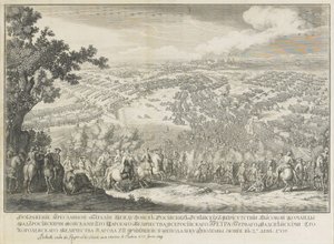 The Battle of Poltava on 27 June 1709 by Nicolas de Larmessin II