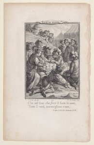 Canto 39, Stanza 57, from Orlando Furioso, 1774 by Nicolas de Launay
