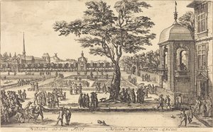 View of a Garden by Nicolas de Son