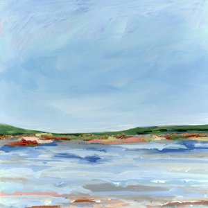 Abstract Coastal Serenity by Nicole Walsh
