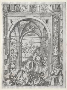 Adoration of the Shepherds by Nicoletto da Modena