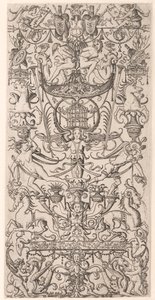 Ornament Panel with Bird Cage by Nicoletto da Modena