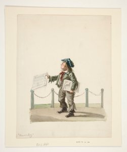 The Newsboy by Nicolino Calyo