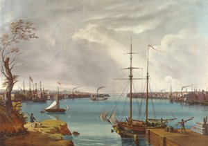View of New York, Brooklyn and the Navy Yard Taken from the Heights Near Williamsburg
