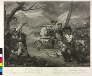 On 19.10.1796 Archduke Karl in the Battle of Emmendingen by Nicolo Schiavonetti