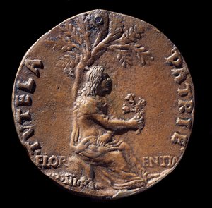 Medallion representing Lorenzo de Medici, known as the Magnificent