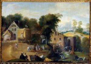 Winnowing the Grain by Nicolo dell Abate