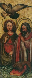 The Evangelists John and Mark by Niederländischer Maler