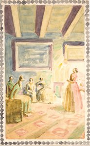 Five Sketches for Fresco Decorations in the H.C. Andersen Memorial Hall in Odense
