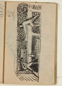 Figure Composition - Draft for Relief on Various Crafts? by Niels Larsen Stevns