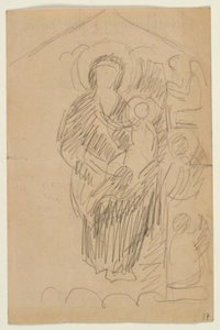 Copy of the Crowned Mary with Child by Niels Larsen Stevns
