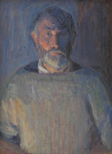 Portrait of the Artist. Lamplight