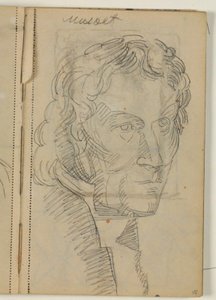 Study of Thorvaldsen after Eckersberg