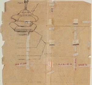 Study of a Fountain, and Notes by Niels Larsen Stevns