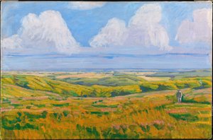View from Korsdalen. Hammer Hills by Niels Larsen Stevns