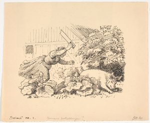 The Pig by Niels Skovgaard
