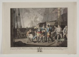 Christian IV in the Naval Battle of Fehmarn, 1644 by Niels Truslew