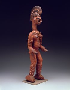Standing female figure, late 19th to 20th century