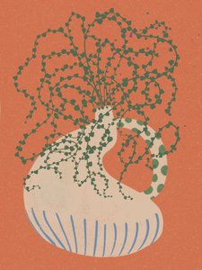 Green Trailing Plant by Nikita Jariwala