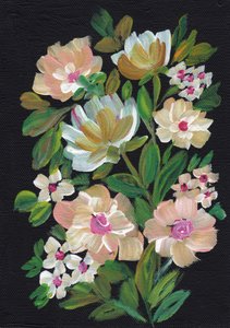 Midnight Floral Bouquet by Nikita Jariwala