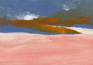 Pink Desert Horizon by Nikita Jariwala