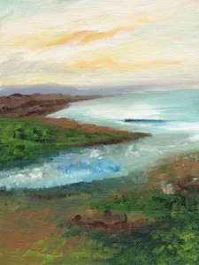 Serene Coastal Landscape