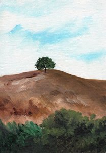 Solitary Hill Tree by Nikita Jariwala