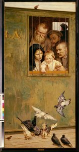 Life is Everywhere - Painting by Nikolai Alexandrovich Yaroshenko (Oil on Canvas)