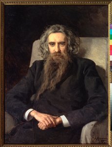 Portrait of the Philosopher and Author Vladimir Solovyov by Nikolai Aleksandrovich Yaroshenko