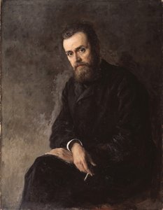 Portrait of the Author Gleb Uspensky by Nikolai Aleksandrovich Yaroshenko