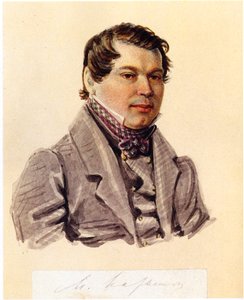 Portrait of Decembrist Mikhail Naryshkin by Nikolai Alexandrovich Bestuzhev