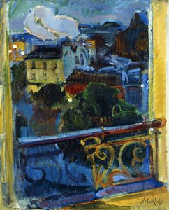 Paris, Montparnasse at Night by Nikolai Alexandrovich Tarkhoff
