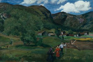 Playing Children by Nikolai Astrup