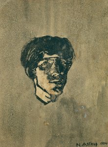Small Self-Portrait by Nikolai Astrup