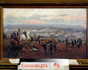 Attack on the Green Hills - Episode of the Crimean War by Nikolai Dmitrievich Dmitriev Orenburgsky