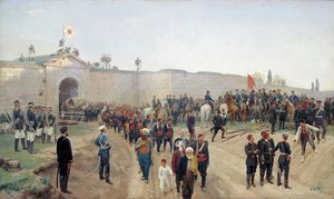 Turkish Capitulation at Nikopol on 4th June 1877